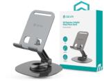 DEVIA Kintone fém összecsukható asztali telefontartó 360° forgatható szürke (ST111868)