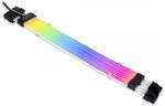Lian Li Strimer Plus v2 8 tűs GPU táp hosszabbító kábel ARGB világítással 30 cm