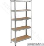 DEDRA Polcállvány - 5 MDF polc 180x90x40cm (N1410) (N1410)