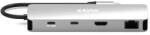 PORT Designs 9-in-1 USB-C 1× 4K Docking Station (900164)