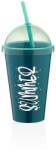 IRIS LUXPLASTIC L-00850 Sumer pohár szívószállal 450ml (L-00850)