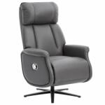 Brius Fotoliu relax recliner rotativ 360 , cu spatar reglabil si inclinare, suport picioare extensibil automat la inclinare, tapiterie textila cu aspect de (SPOT-1170391-161022)