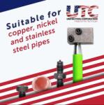 UTC Tools Fékcsőperemező készlet járművön is használható 4, 75 mm, 3/16 - UTC (33550-UTC)