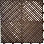 SwissDeck Műhelypadló - SwissDeck RibDeck Classic 33, 3 x 33, 3 cm - Chocolate Brown (RDC-CB)