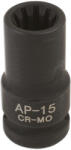 Laser Tools Féknyeregkulcs 10 szögű 15 mm -Belső Ribe- AP-15 -Audi Q7-S8 /Porsche (LAS-6986)