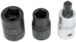 Laser Tools Fékjavító dugókulcs készlet 5 ötszögű 1/2" - HGV - 3 db-os Laser (LAS-4512)