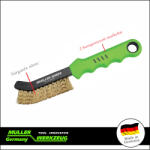 Müller-Werkzeug Drótkefe Féknyereg tisztító kefe - sárgaréz 225 mm -profi- MÜLLER (MLR-467 002)