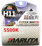 MTEC H11 55W SuperWhite 5500K xenon hatású izzó Kibontott/beszerelt