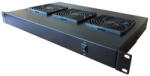 Excel Ventilátor 1U 3egység +kapcsoló 19"-os fekete (IVU3-BK)