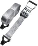 STROXX Chinga ancorare cu clichet din 2 piese, STROXX, latime 50 mm, lungime 10 m maxim 4000 kg culoare gri