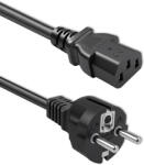 Qoltec Schuko-IEC C13 tápkábel, 3 × 1 mm2, réz, 3 m (54627)