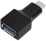 Qoltec USB-C 3.1-USB 3.0 adapter - 5 Gb/s, fekete (50505)