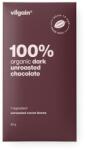 Vilgain Ciocolată neagră, neprăjită BIO -⁠ procesată delicat la temperaturi scăzute, din boabe de cacao neprăjite provenite din Peru