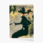 Empikfoto. ro Poster, H. Toulouse-Lautrec „Divanul japonez 75 rue des Martyrs, director Ed Fournier, 21x30 - 285166