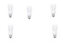 Panasonic Set 5 Becuri Fluorescent PANASONIC EFD14E27HD3E-3 14W E27 Spirală Alb Cald (EFD14E27HD3E-5)