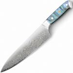 MAKAN Cuțit de bucătărie din oțel damasc ZI-42073 - Chef / Multicolor KP42073