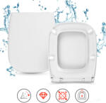 Hamberger Capac WC, Duravit, Compatibil Cu D-Code, Inchidere Lenta, Alb, Usor De Montat, Otel Inoxidabil