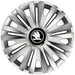 AutoHelix MSA Set 4 capace roti Cu Inel Cromat Royal R14 Compatibil Cu Skoda Nou (ROYANL2)