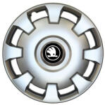 AutoHelix MSA Set 4 Capace Roti R14, Potrivite Jantelor de 14 inch, Pentru Skoda Nou, Model 206 (M206NL2)