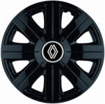 AutoHelix MSA Set 4 capace roti Cosmos Negru R15, pentru gama auto Renault Nou (COSMNENL6)