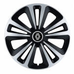 AutoHelix MSA Set 4 Capace Roti Terra Gri-Negru R14, Compatibil Cu Renault Nou (TERRGRNENL3)