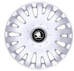 AutoHelix MSA Set 4 Capace Roti R16, Potrivite Jantelor de 16 inch, Pentru Skoda Nou, Model 306 (M306NL8)