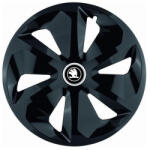 AutoHelix MSA Set 4 Capace Roti Roco Negru R14, pentru Skoda Nou, model roco negru (ROCONENL2)