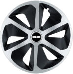 AutoHelix MSA Set 4 capace roti Roco Gri-Negru R15 Compatibil Cu Dacia Nou (ROCOGRNENL4)