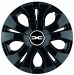 AutoHelix MSA Set 4 Capace Roti Top Negru R15, Compatibil Cu Dacia Nou (TOPNENL4)