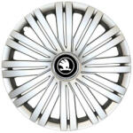 AutoHelix MSA Set 4 Capace Roti R16, Potrivite Jantelor de 16 inch, Pentru Skoda Nou, Model 339 (M339NL8)