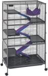 Vevor Kisállatoknak való ketrec 149 cm, 6 szintes, kerekeken, 13, 97 mm