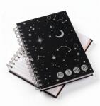 OBRO Agenda Eleganta A5 OBRO® - Nedatată, Foi Dictando, Copertă Dura Constelatii si Spirală Metalică, 192 Pagini