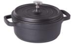 VERK GROUP Oala de aluminiu cu capac, negru, 4 L, 25 cm, Verk Group (07168_CZ)