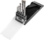 GRAPHITE Set de burghie calite, pentru beton: 4, 5, 6, 8, 10 mm, 5 buc. 56T215 (56T215) Burghiu