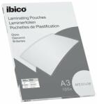  Meleglamináló fólia, 100 mikron, A3, fényes, IBICO "Medium", (100 db) (627312) (627312)