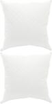 vidaXL Párna FULDA 2 db 50 x 50 cm 100% Lúd pehely és toll Fehér 42042925 (42042925)