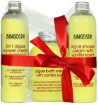 BingoSpa tusfürdő szett, alga krém, 500ml és 2 x 300ml, vanília illat (CZes2)
