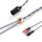 DDHIFI BC150XLR Szimmetrikus ezüst fejhallgató kábel 4-Pin XLR csatlakozóval 295cm 2-Pin (DDHIFI-BC150XLR-2P-295)