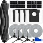 NewEvo NewEvo® 16 részes tartozékkészlet robotporszívóhoz, kompatibilis a Dreame X40 Ultra, X40 Master, X40 Pro, L40 Ultra és MOVA P10 Pro Ultra, P50 Ultra, P50 Pro Ultra modellekkel, fő- és oldalkefék, felm