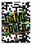 COOLPACK - 60 lapos A/5 jegyzetfüzet - Game Over - kockás (25533CP) (25533CP)