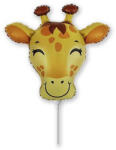 Zsiráf Head fólia lufi 36 cm (WP) (MLG323481)