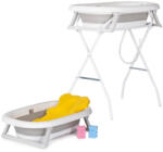 Chipolino Mini Spa kád fürdetőmatraccal és állvánnyal 78 cm - grey