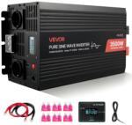VEVOR Inversor de tensiune VEVOR TP-3500W, 3500W, 12V DC la 230V AC, cu LCD si 4 porturi (54982337)