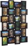 Relaxdays Rama foto Relaxdays pentru 24 imagini, 10x15 cm, neagra (15367793)