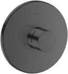 Hansgrohe Uno Zuhanykeverő Zero fogantyúval, krómozott, szálcsiszolt fekete króm 45605340 (45605340)