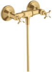 Hansgrohe Montreux kétkaros zuhanycsaptelep, szálcsiszolt arany 16560250 (16560250)