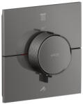 Hansgrohe ShowerSelect ID Termosztatikus csaptelep falsík alatti beépítéshez, 2 készülékhez, polírozott fekete króm 36752330 (36752330)