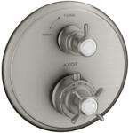 Hansgrohe Montreux termosztát színkészlet elzárószeleppel, rozsdamentes acél 16800800 (16800800)