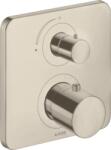 Hansgrohe Citterio M termosztátos csaptelep színkészlet elzárószeleppel, szálcsiszolt nikkel 34705820 (34705820)