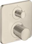 Hansgrohe Citterio M termosztátos csaptelep színkészlet szelepekkel, szálcsiszolt nikkel 34725820 (34725820)